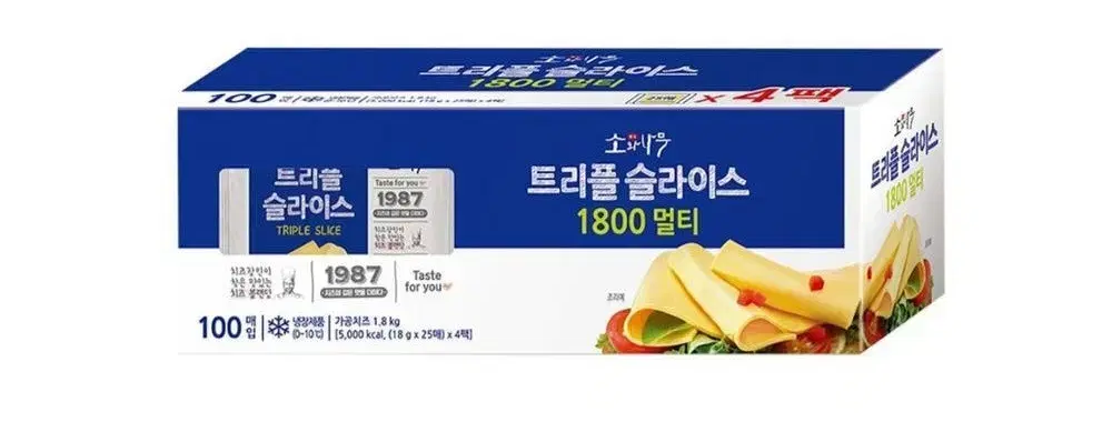 동원 소와나무 트리플슬라이스치즈1.8KG